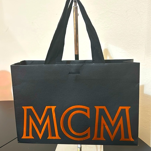 MCM Handbags - MCM Empty Shopping Bag Cloth Handles